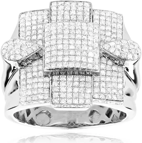 1.70ct Diamond Sterling Silver Ring
