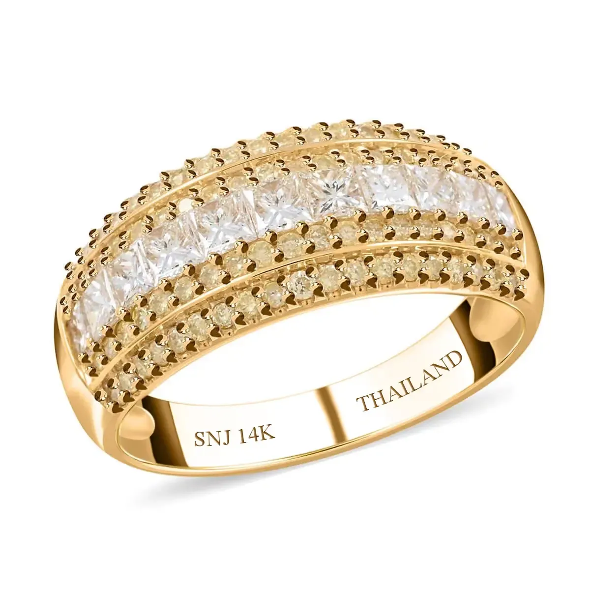 14K Yellow Gold Diamond Ring