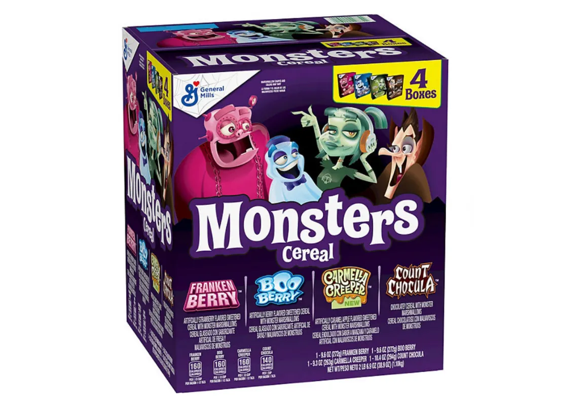 Monsters Cereal Variety Pack, 4 ct