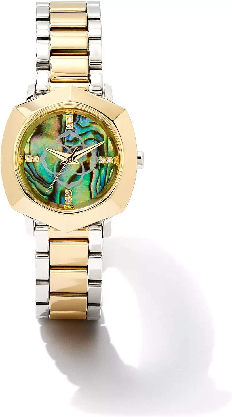 Kendra Scott Dira Two Tone Stainless Steel 28mm Watch