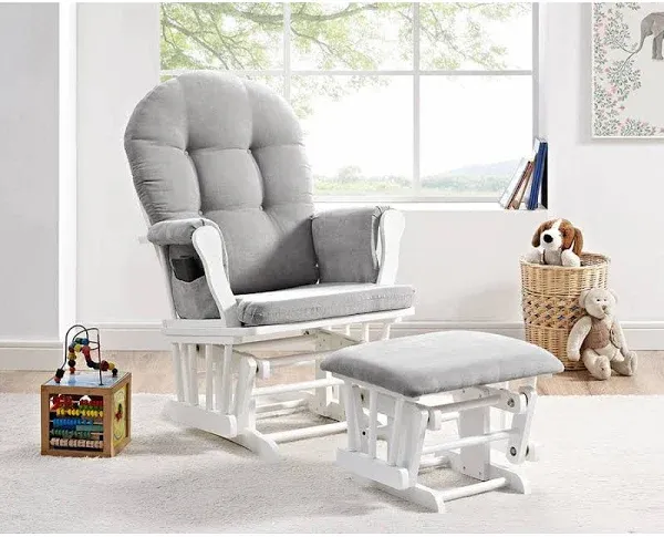 Angel Line Windsor Glider and Ottoman