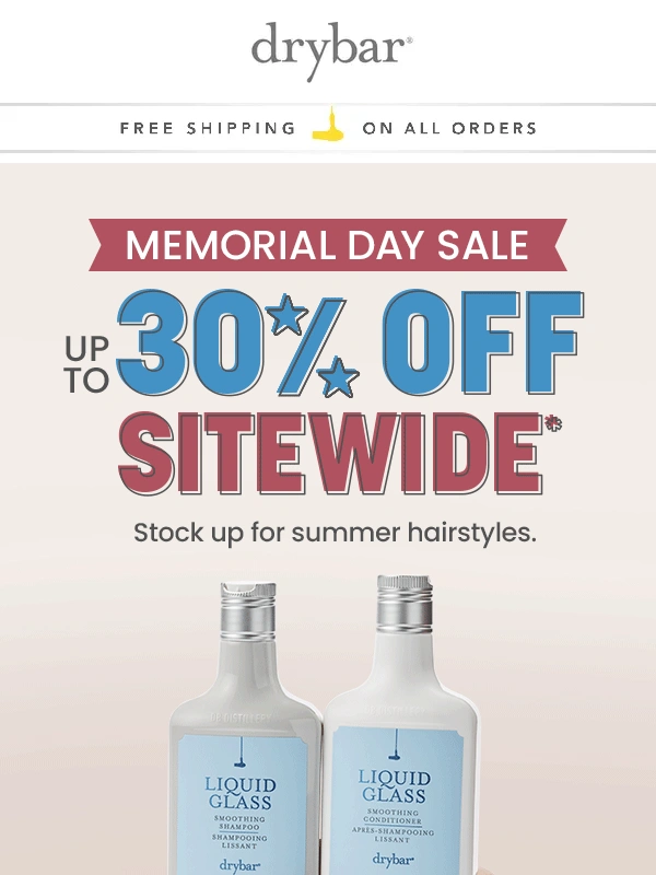 Drybar - ENDING SOON: MEMORIAL DAY SALE ⌛
