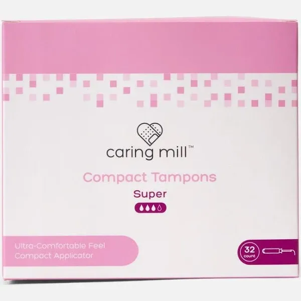 Caring Mill Super Compact Tampons