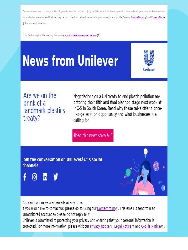 Unilever - Are we on the brink of a landmark plastics treaty?