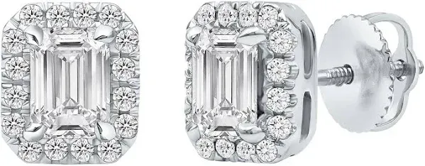 14K White Gold 1 1/7 ct. tw. Lab Grown Diamond Stud Earrings