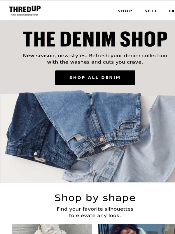 thredUP - "Thanks,they're thrifted!" -You in these ?