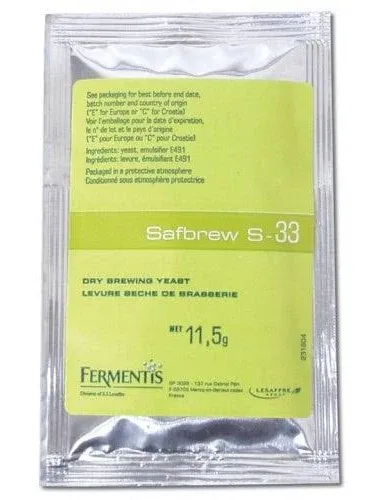 Fermentis Safbrew S-33 Yeast