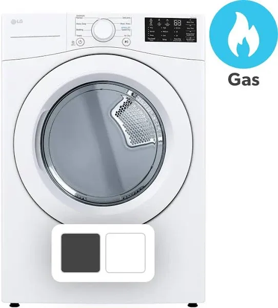 LG 7.4 Cu. Ft. Ultra Large Capacity Gas Dryer DLG3471W
