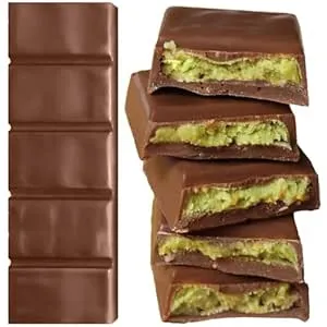 Dubai Chocolate Bar Kunafa Pistachio Bar- 27gr , Perfect for Gifting, Fresh Daily Production Dubai Chocolate with Shredded Phyllo Dough Gift for Festival Celebration, Birthday, Family, Friends & Corporate Office