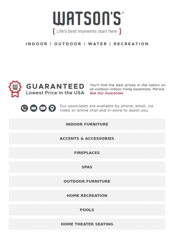 Watson's - Additional 30-50% off: Design Your Ultimate Backyard