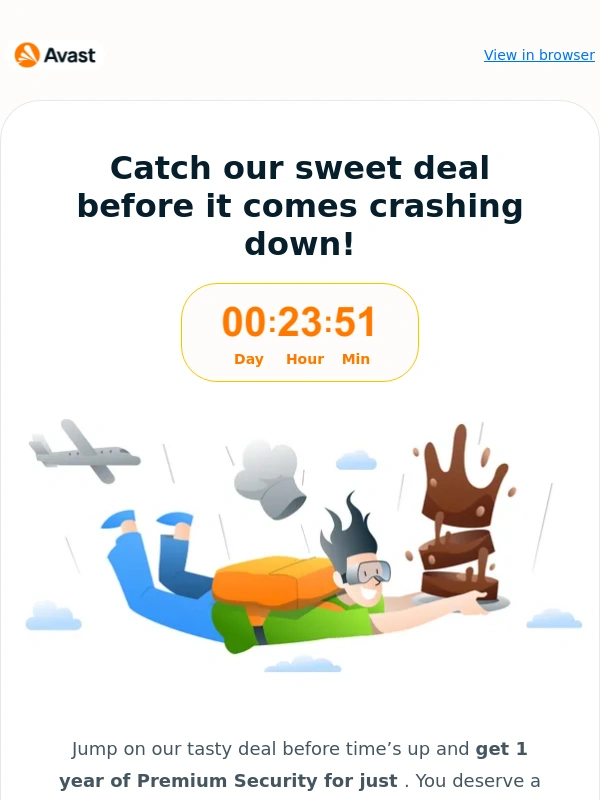 Avast - ⏰ Hurry to get 1 year of Avast Premium Security for £33.99