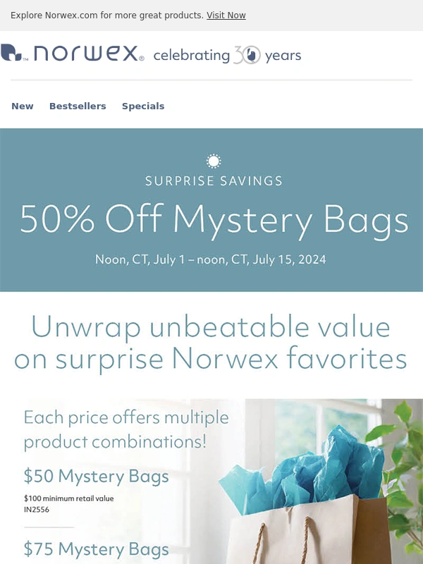 Norwex - Mystery Bags! ?️ SAVE 50% (or more) on surprise items