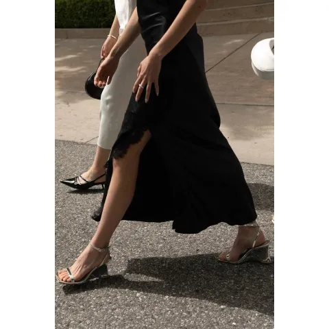 Oak + Fort STRAPPY WEDGE SANDAL