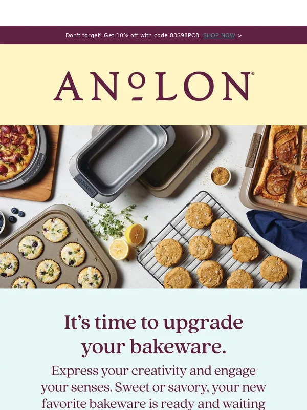Anolon - ? Preheat the Oven: Your New Anolon Bakeware