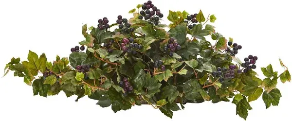 Nearly Natural Grape Leaf Artificial Ledge Plant