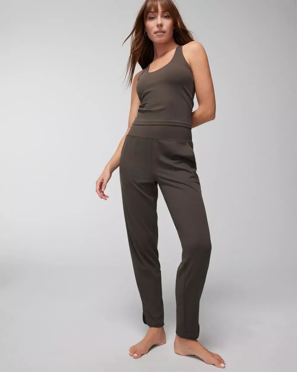 Women's High-Waist Jogger in Black size XL   Soma - Women - Black - XL