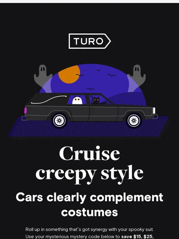 Turo - Cars go well with costumes