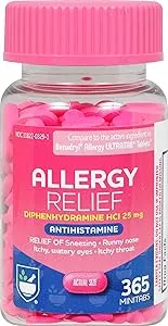 Rite Aid Antihistamine Allergy Relief with Diphenhydramine $3.75 Amazon