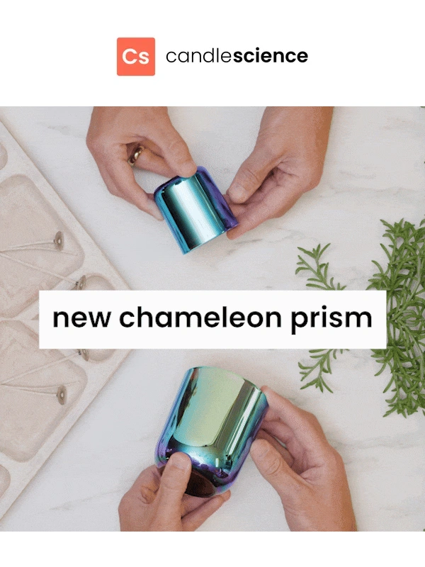 CandleScience - NEW color-shifting candle containers!
