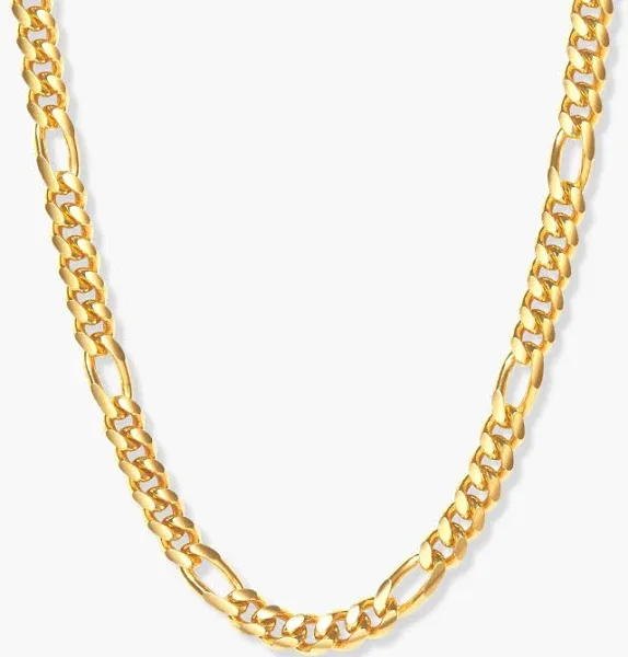 JAXXON Women's Figaro Silver Chain