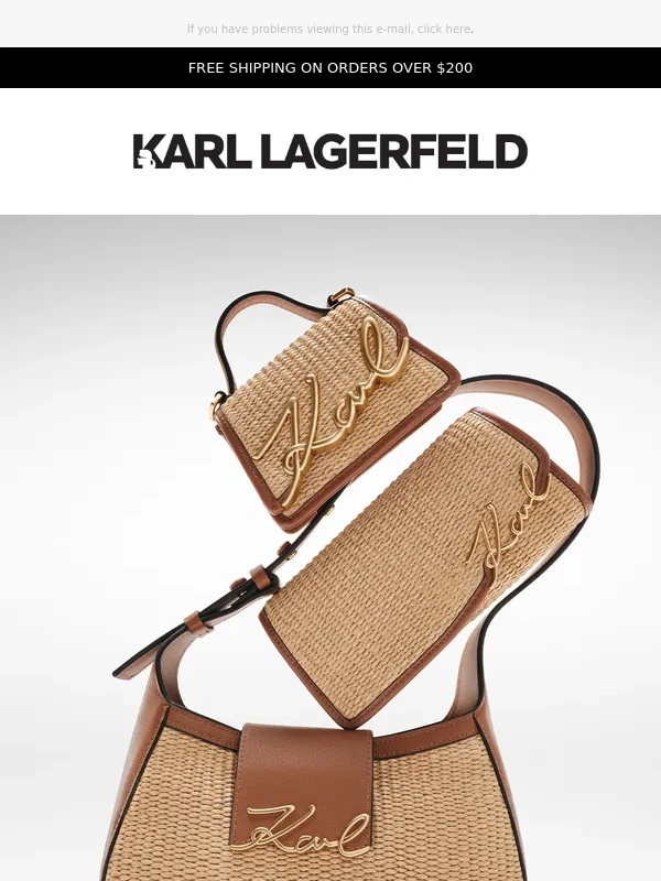 Karl Lagerfeld - Your New Essential Bags