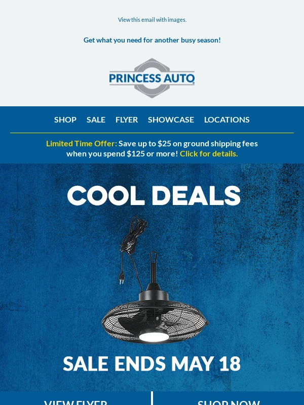 Princess Auto - SALE REMINDER | Cool deals for summer!