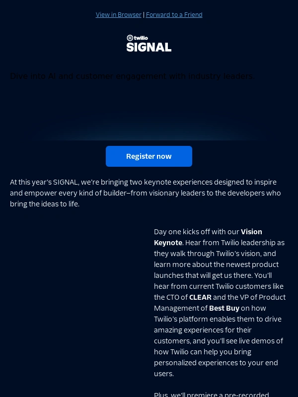Twilio - SIGNAL keynote features Microsoft CEO Satya Nadella