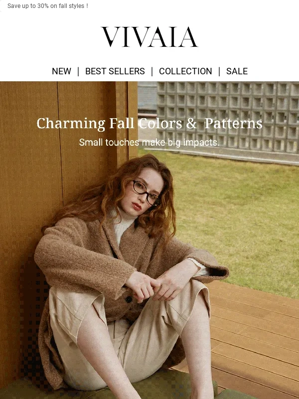 VIVAIA - Charming Fall Colors & Patterns