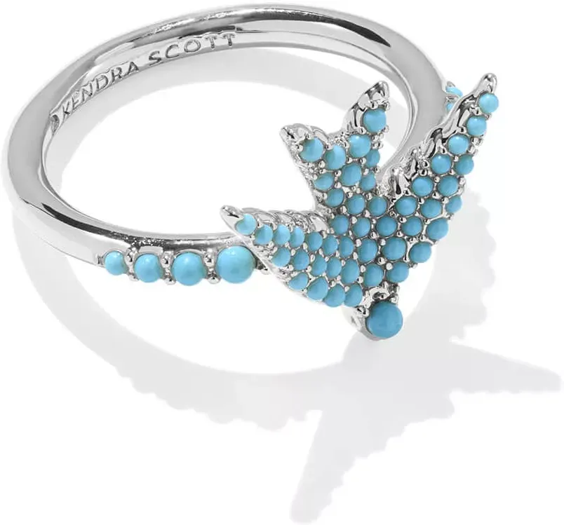 Kendra Scott Melody Bird Silver Cocktail Ring