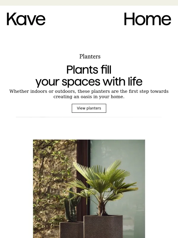 Kave Home - Planters: a home for your plants