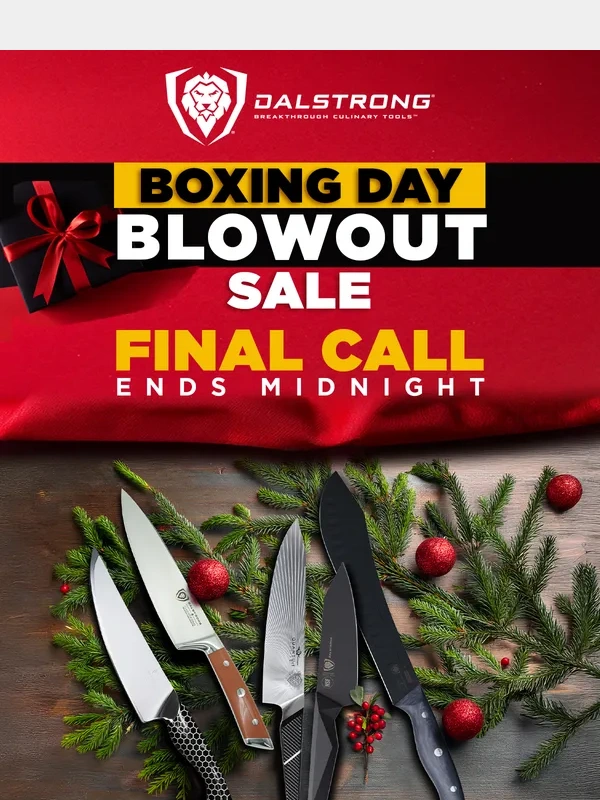 Dalstrong - SALE ENDS TONIGHT! LAST CHANCE!
