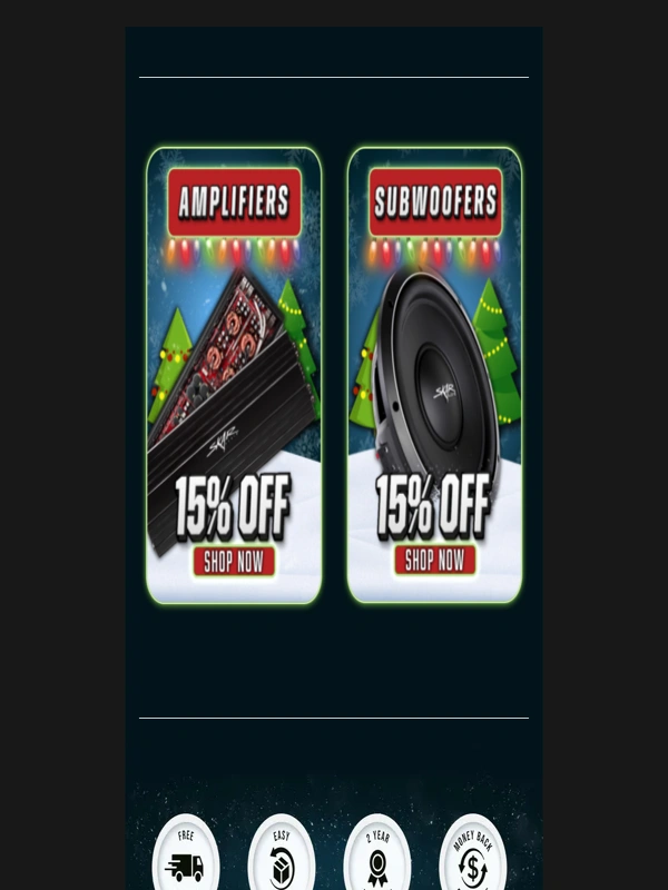 Skar Audio - ? Make Your Holidays Sound Better with Loaded Tube Enclosures ?