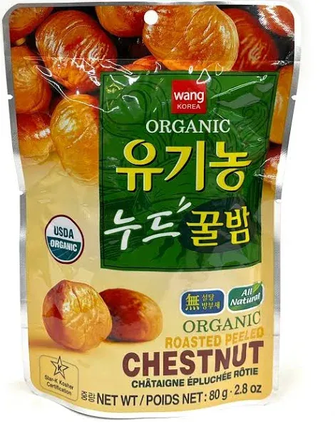 Wang Organic Roasted Peeled Chestnut