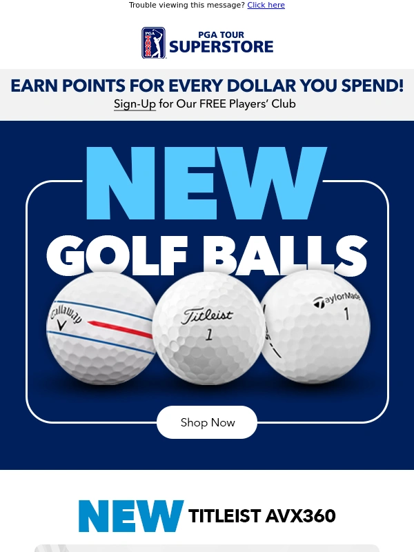 PGA TOUR Superstore - Introducing All-New Titleist Golf Balls!