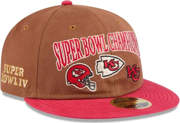 New Era Kansas City Chiefs Champions Retro Crown 59FIFTY Fitted Hat