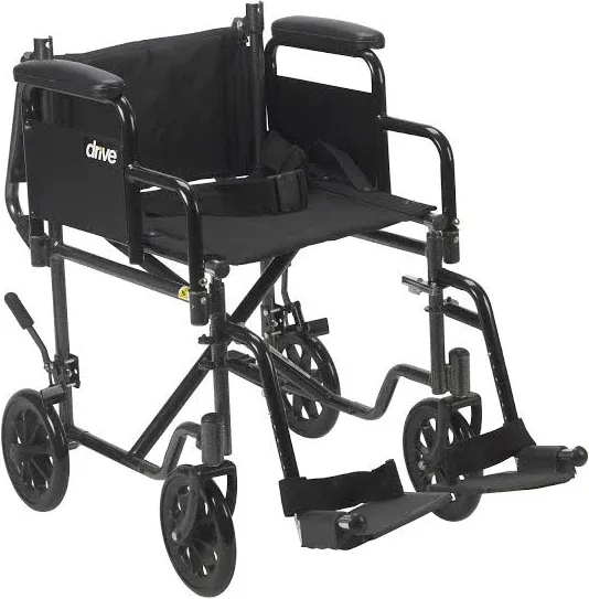 Drive Medical Lightweight Steel Transport Wheelchair