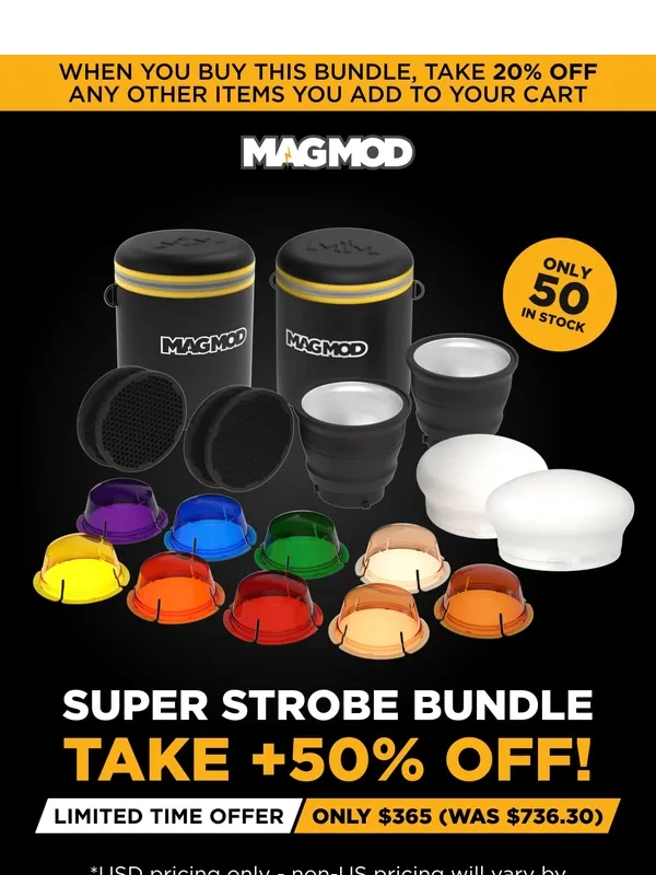 MagMod - Flash Sale: Super Strobe Bundle (Only 50 Available)