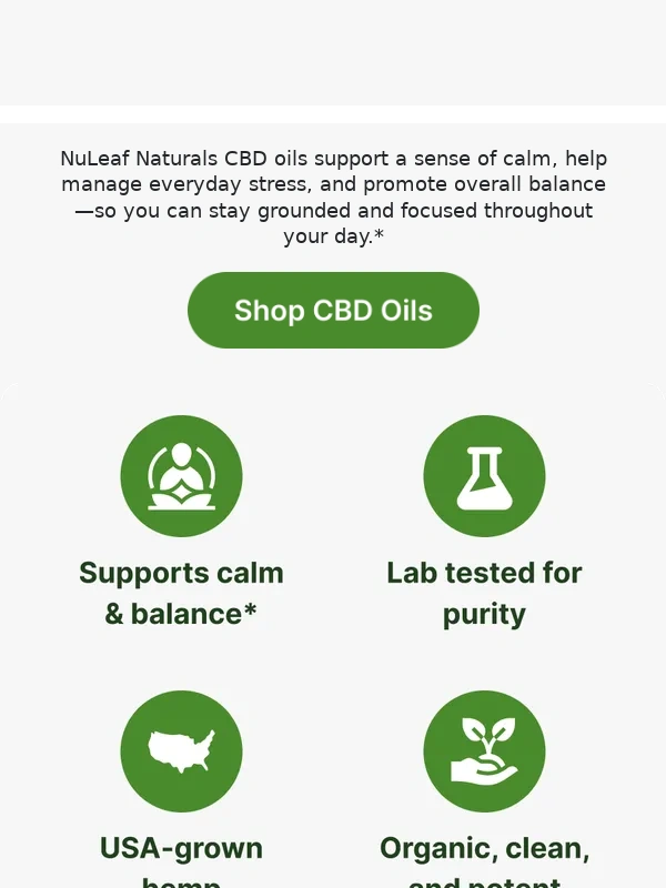 NuLeaf Naturals - Calm Your Day with NuLeaf Naturals