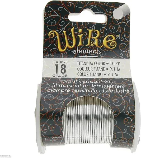 The Beadsmith Wire Elements 18-Gauge Lacquered Tarnish-Resistant Copper Wire