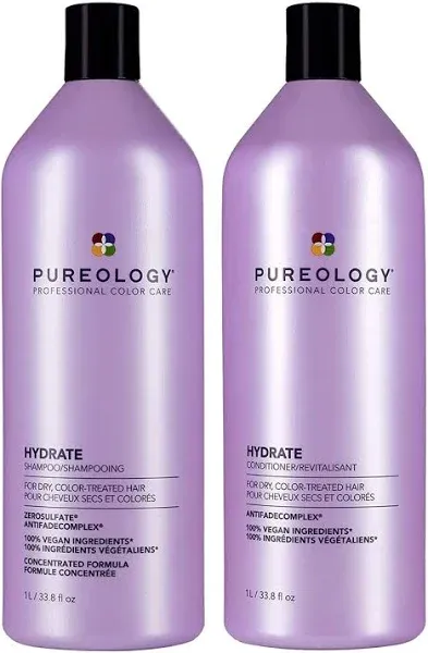 Pureology Hydrate Shampoo & Conditioner Liter Duo Set