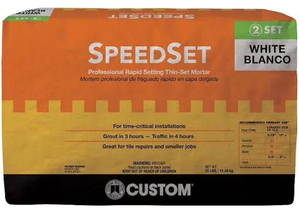 Custom Building Products SpeedSet Fortified Thinset Mortar