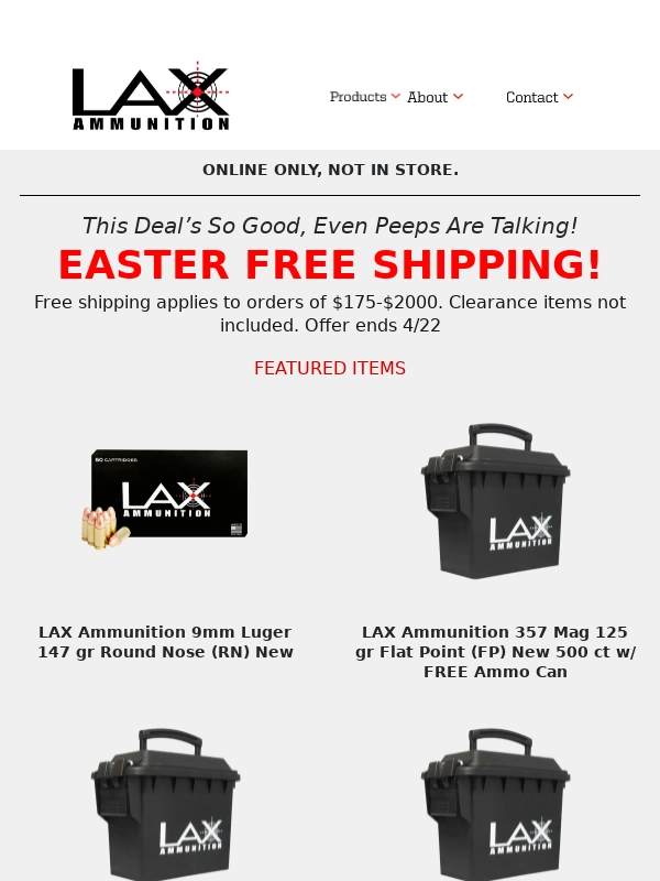 Freedom Munitions - Fill your basket with new rounds!