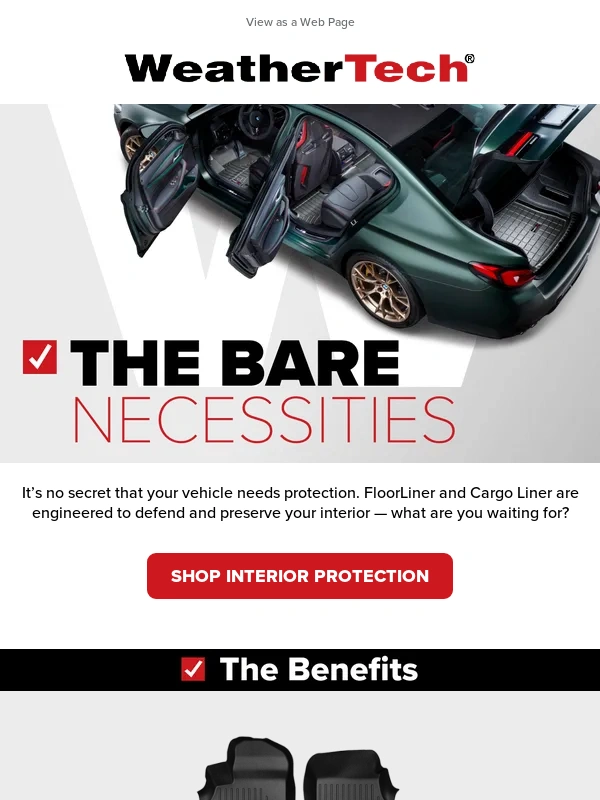 WeatherTech - It’s Time to Preserve Your Interior