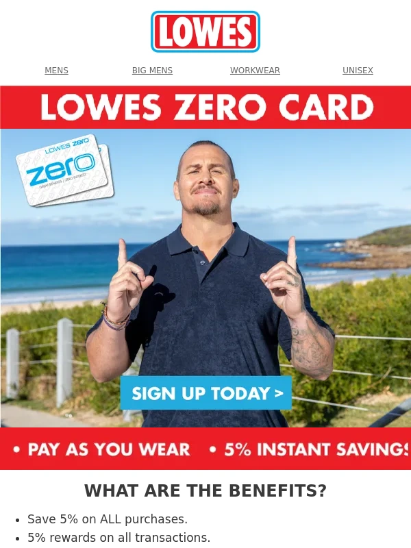 LOWES - ? Become a VIP! It's Never Too Late! ? Sign Up to Zero Now