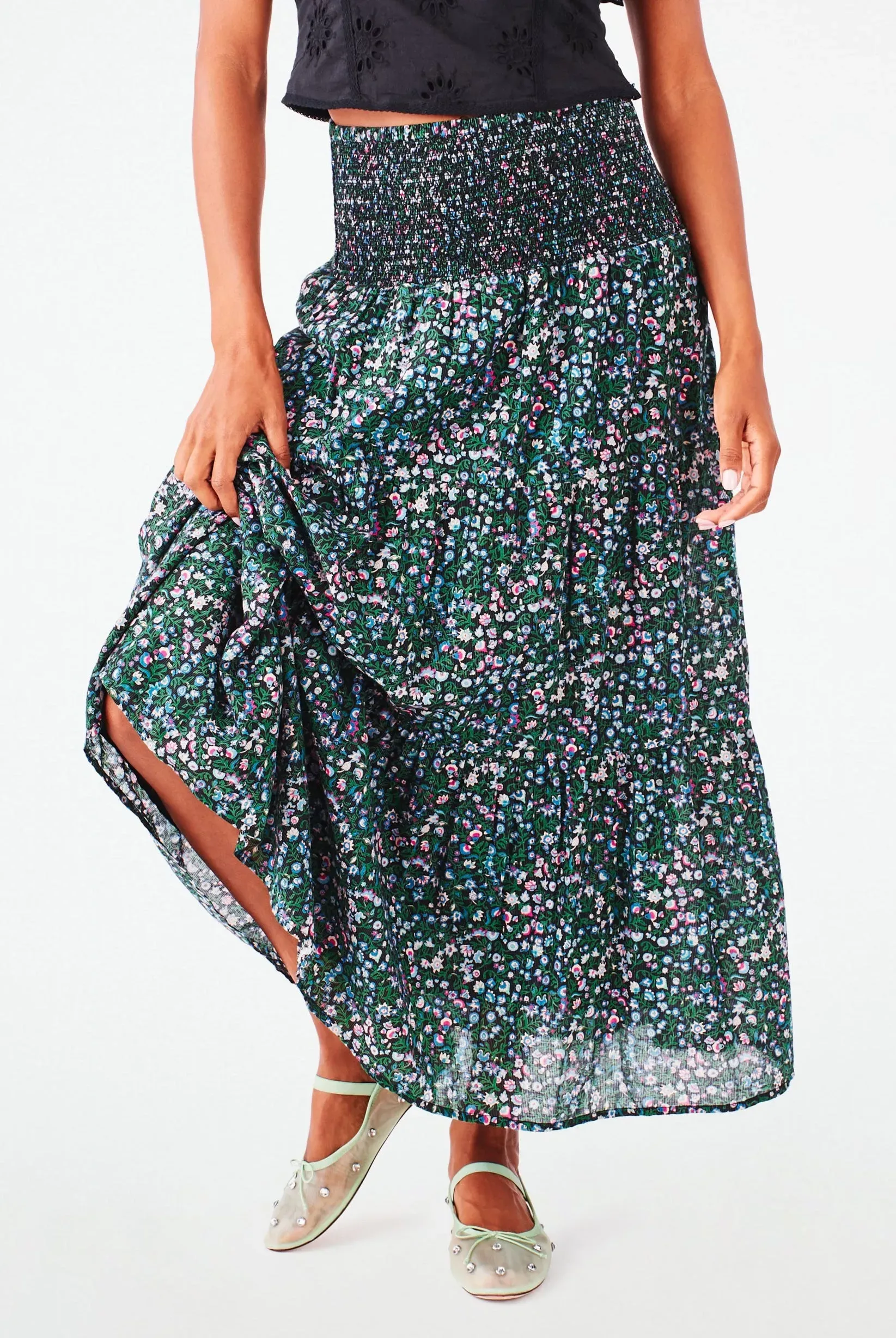 Roller Rabbit Moonflower Nikki Skirt