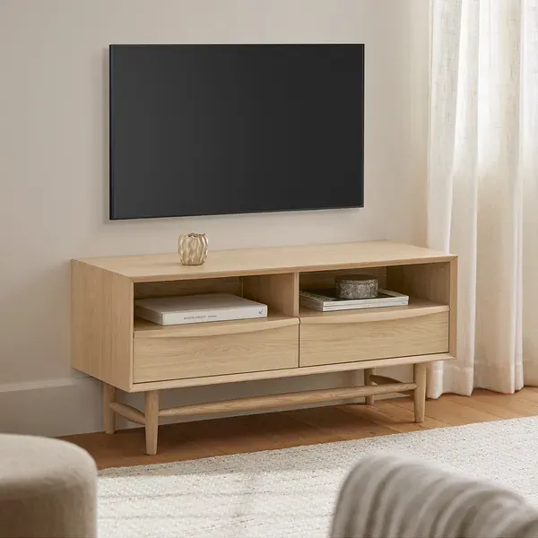 Article Lenia 42 Low Media Unit - White Oak