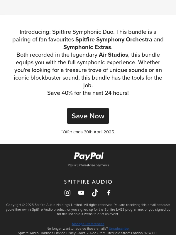 Spitfire Audio - Introducing Spitfire Symphonic Duo