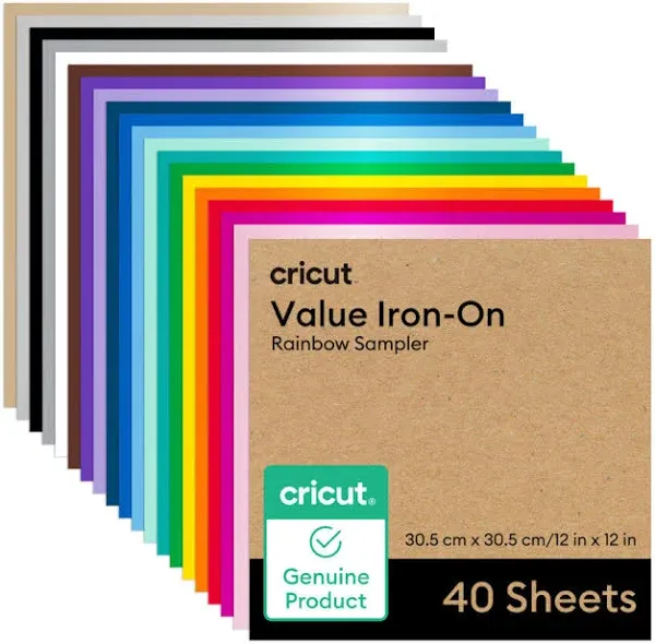 Cricut Value Iron-On Rainbow Sampler