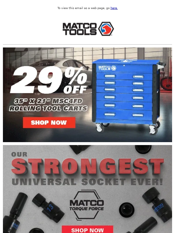 Matco Tools - 1 week left!