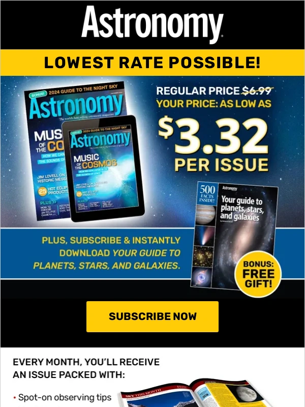 Astronomy - Last Chance: Your FREE Guide to Planets,Stars,& Galaxies…